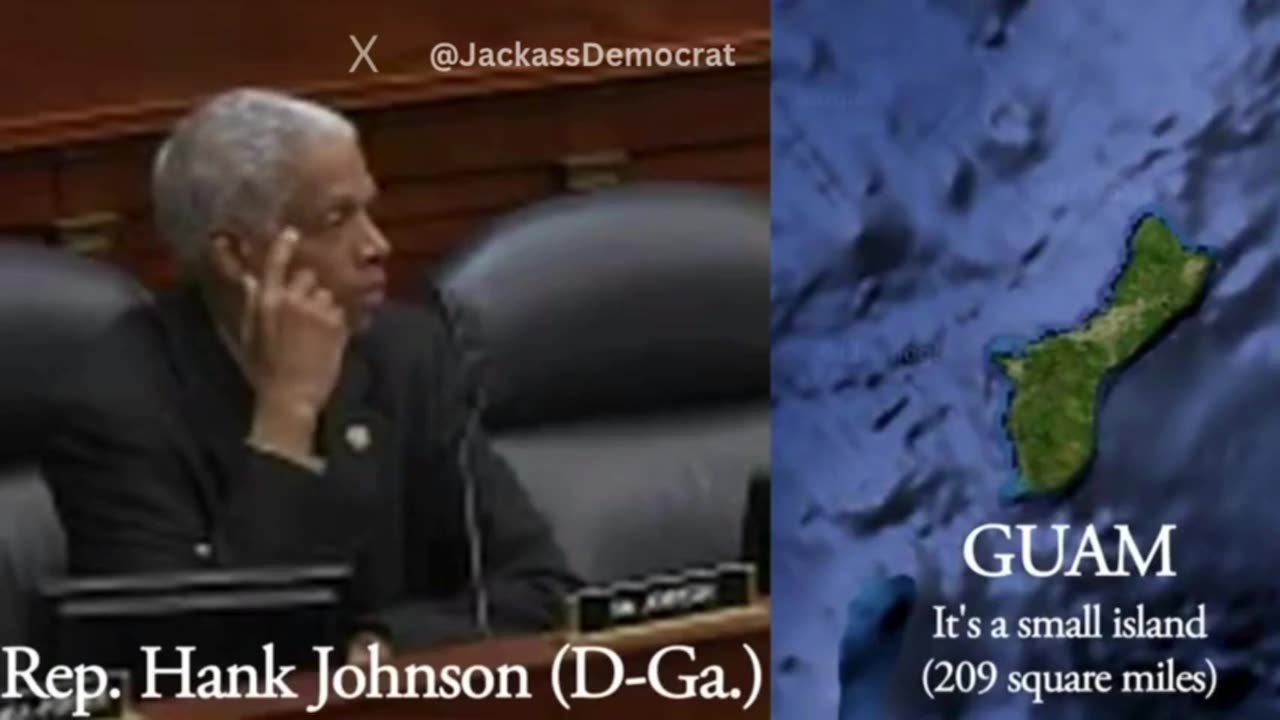 Hank Johnson Worries About Guam Capsizing
