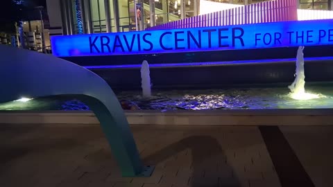 Bathing in West Palm Beach Kravis Center