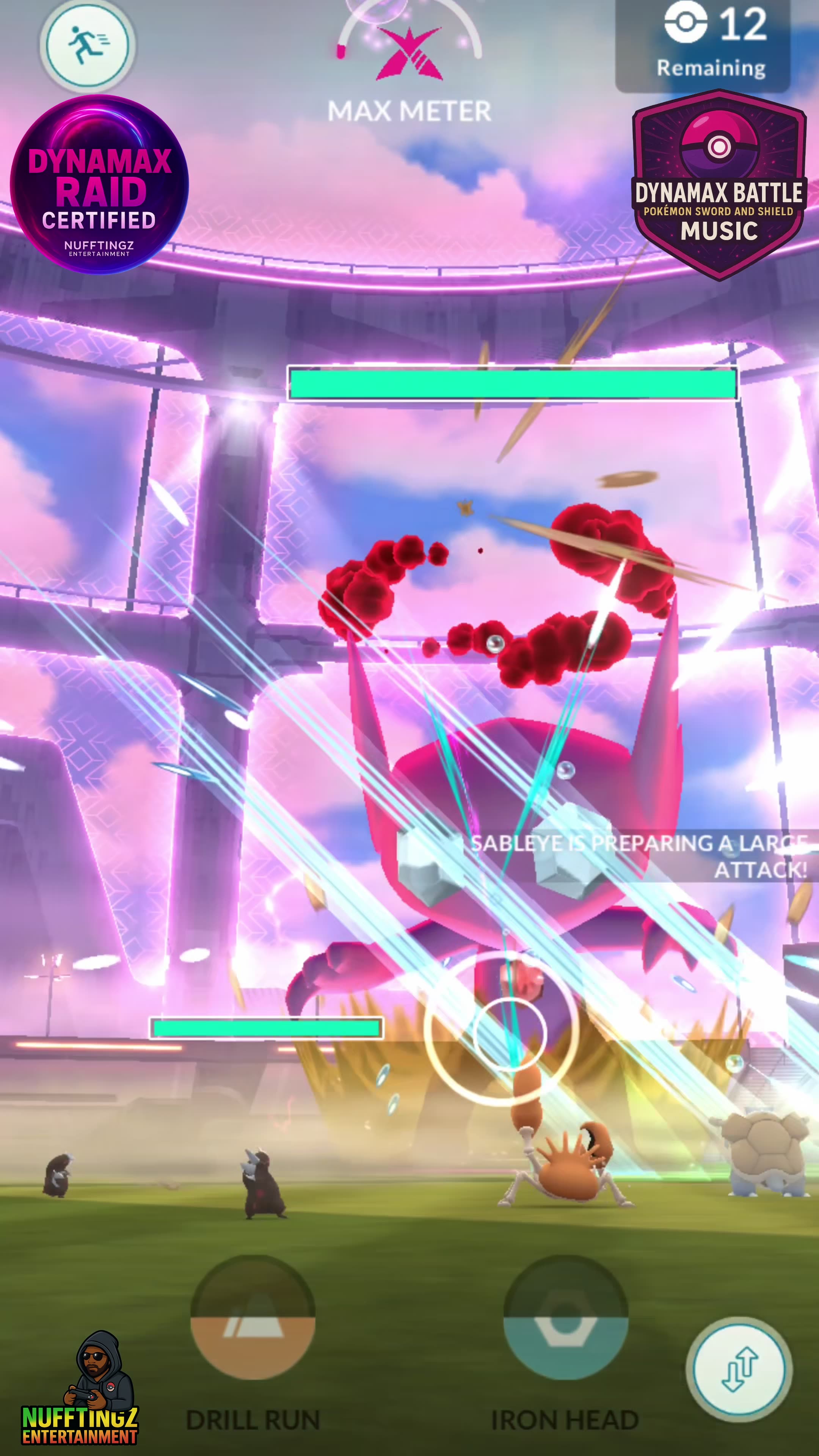 Dynamax Sableye Defeated by Raid Squad – Pokémon GO Max Raid Short