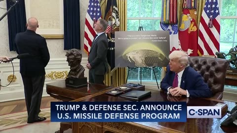 President Trump speaks about the new additions to the Oval Office