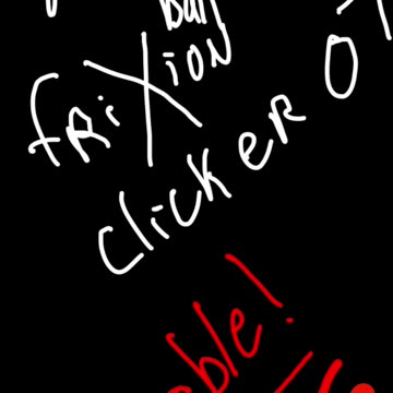 FriXion ball can write on regular paper