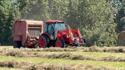 Kioti round bale fall 2025