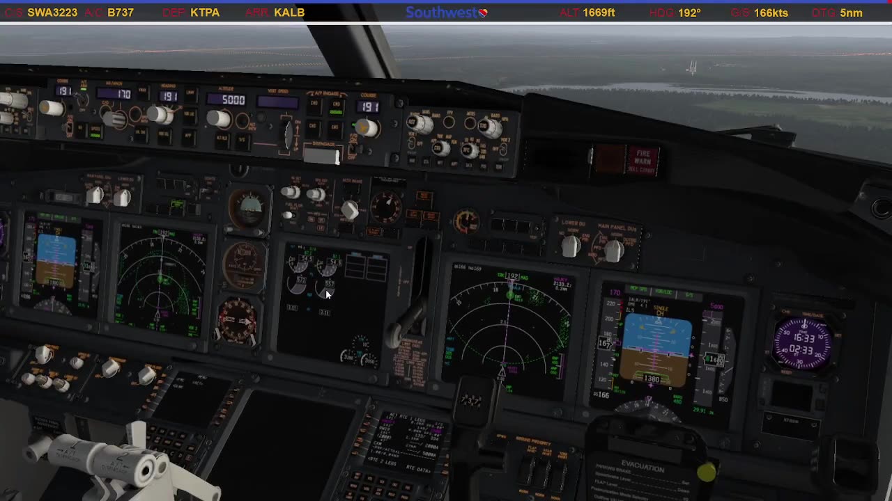 Landing in Albany (KALB)