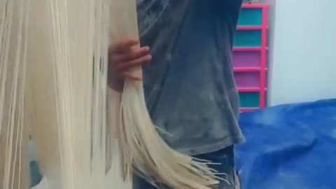 Cara membuat mie lidi
