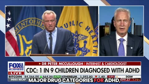 Dr. Peter McCullough Responds to Twin Epidemics of ADHD and Autism on The Evening Edit