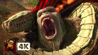 Godzilla vs. Kong (2021) 4K - Kong vs. Warbat _ Movieclips