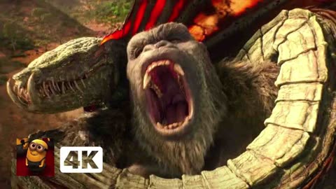 Godzilla vs. Kong (2021) 4K - Kong vs. Warbat _ Movieclips