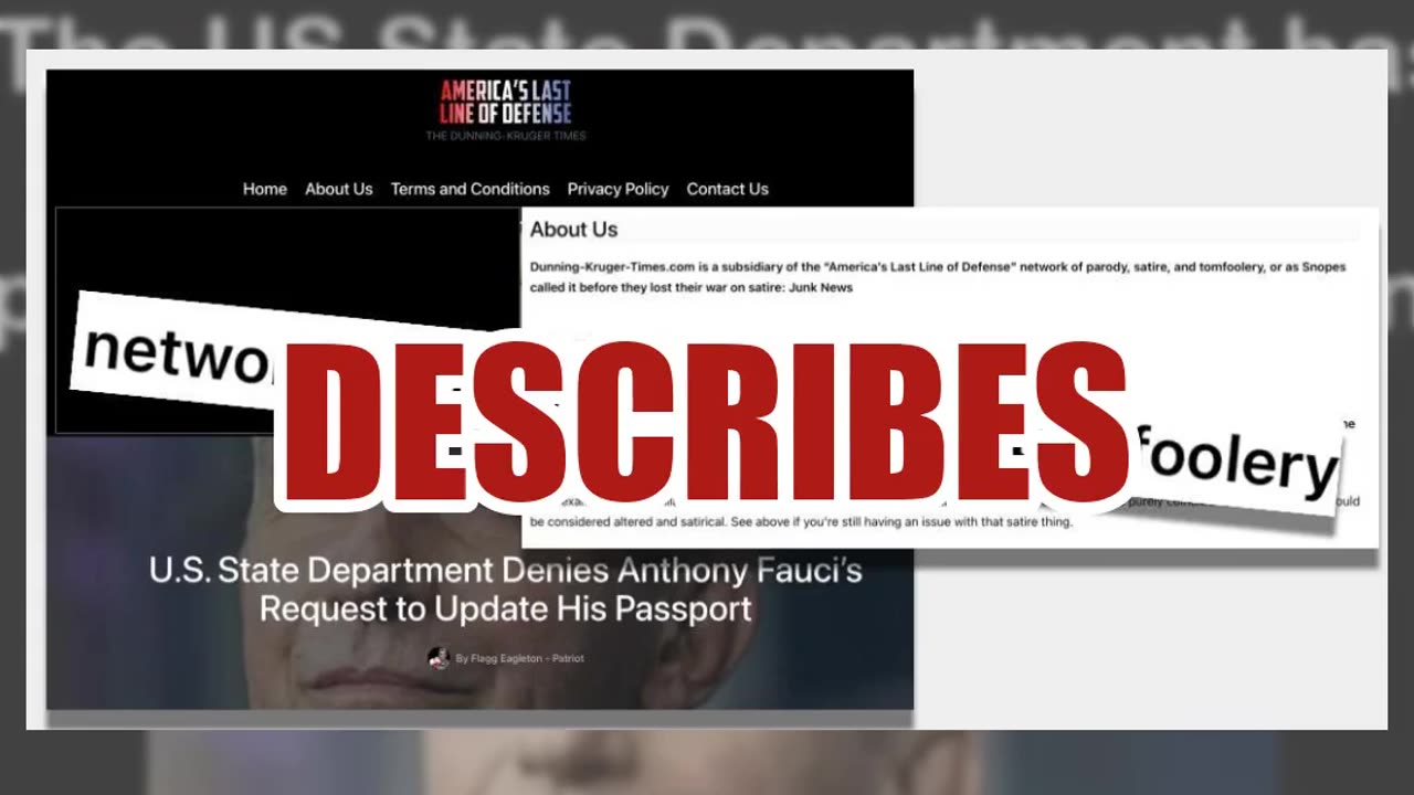 Fact Check: No Evidence State Department Denied Anthony Fauci a New Passport -- Satire Origin