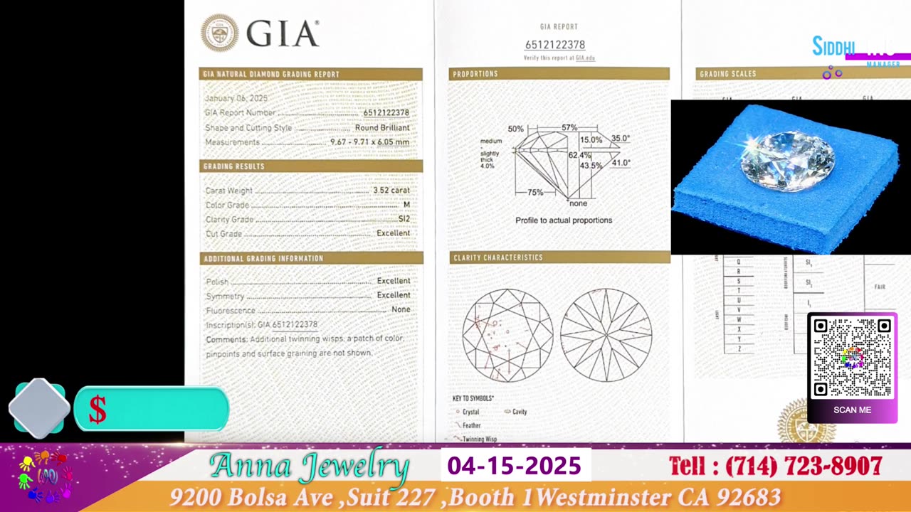 Anna Jewelry 04-15-2025 | Nu Trang Cao Cap - Hot Xoan GIA - Phuoc Loc Tho #annajewelry #welivecali
