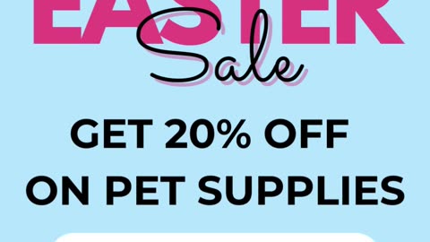 BestVetCare Easter Sale is Live! Get 20% off on Pet Supplies With Free Shipping