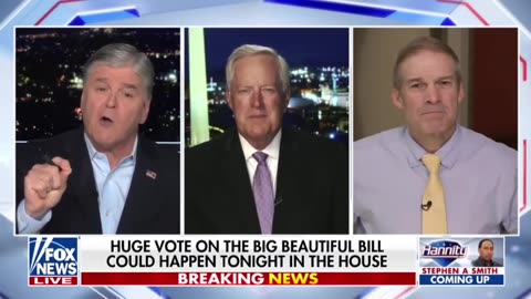 Rep. Jim Jordan predicts the "big, beautiful bill" in a bold way.
