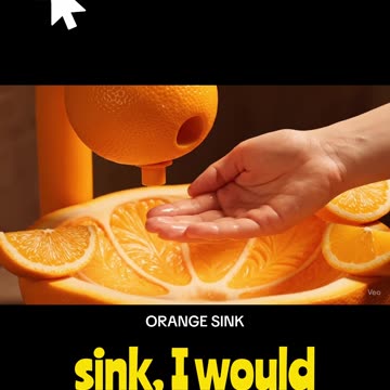 Functioning Orange Juice Sink #reels #fyp #shorts #viral