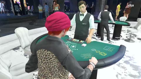 Rolling the Dice: Christine's High-Stakes Night at the GTAV Online Casino"