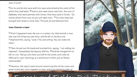 Forest and Fields Daily reading: Luke 5