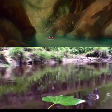 Fern Gully vs. Real rainforest