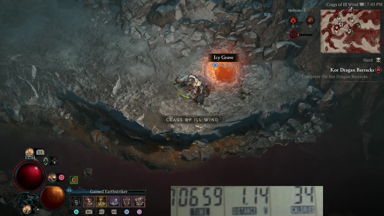 Playing Diablo 4 while riding exercise bike