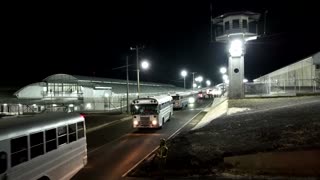 Alleged Venezuelan gang members deported by US land in El Salvador