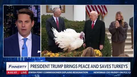 PDJT's pardoning of Thanksgiving turkey shows his humorous side 🦃