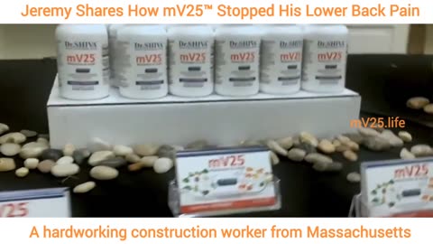 mV25™ Helped a Construction Worker Overcome Lower Back Issues