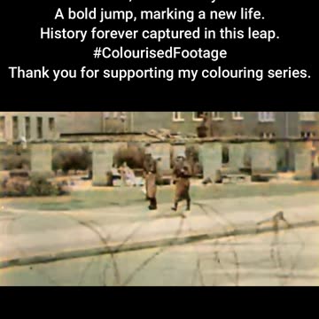 Conrad Schumann — Leap to Freedom #ColourisedHistory