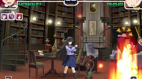 Hisui, Kohaku, and the Mech Hisuis (Me) vs Akiha Tohno