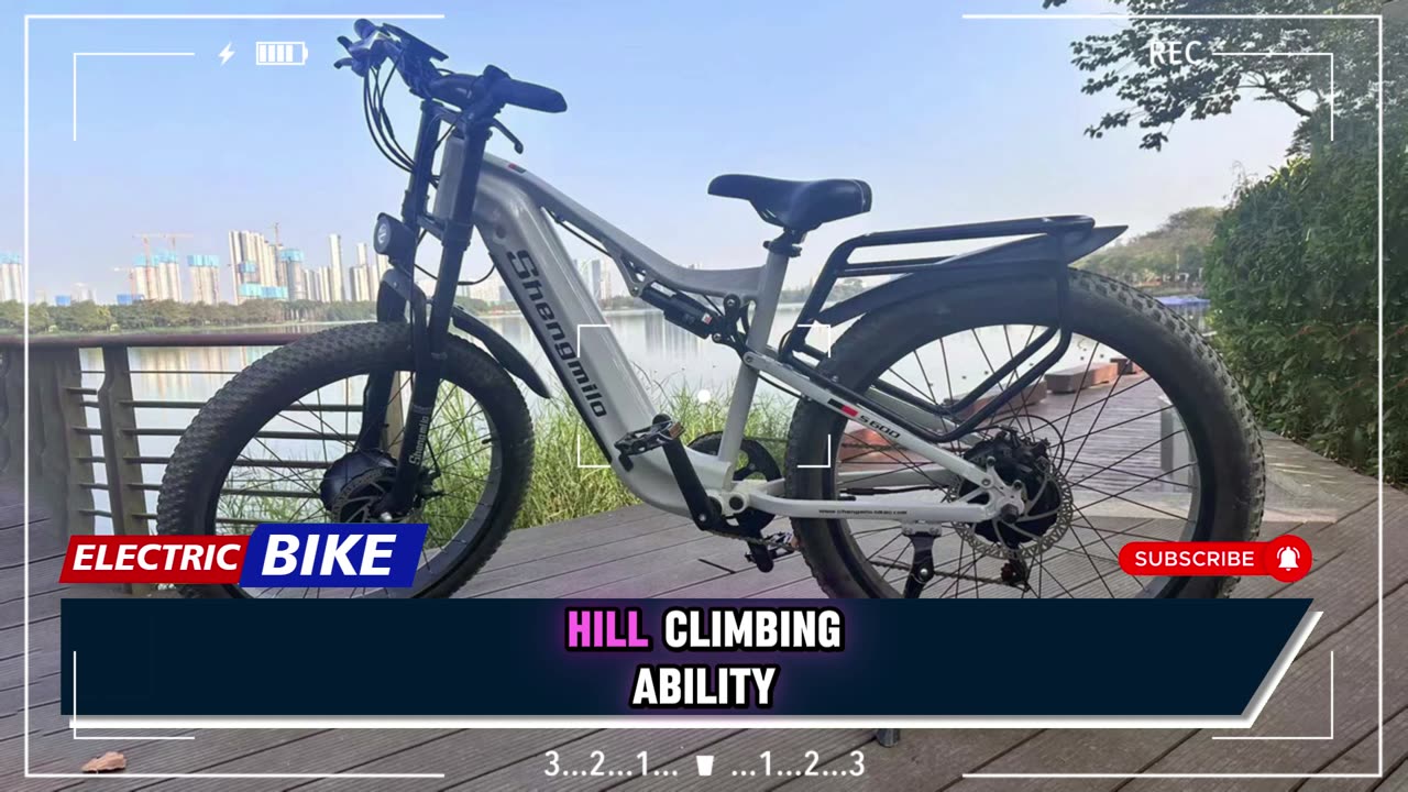 Shengmilo S600 Electric Bike 2000W 48V 17.5AH 840WH Battery 26 Inch Wide Tyre Electric Bike