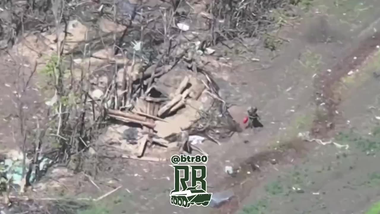 Russian Troops Mined a Ukrainian Strongpoint