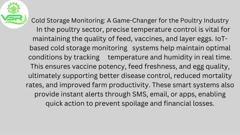 Smart Cold Storage Monitoring System for Precise Control