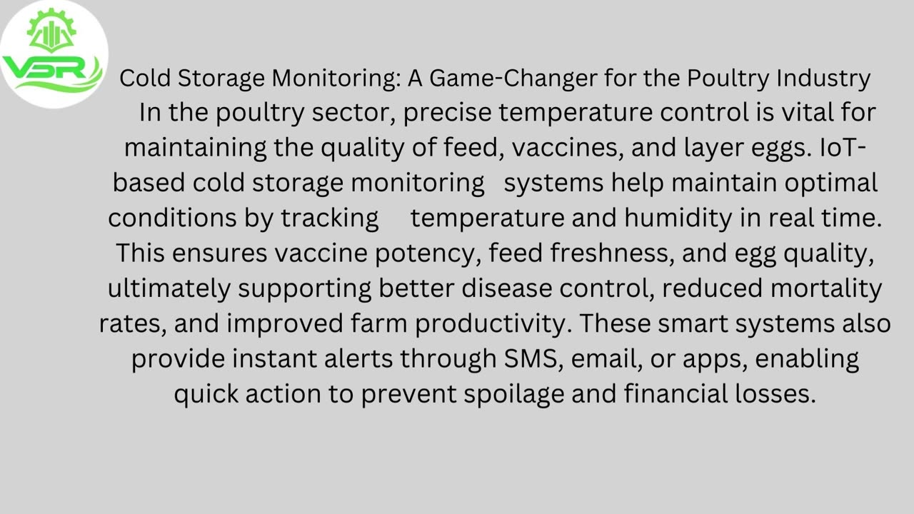 Smart Cold Storage Monitoring System for Precise Control