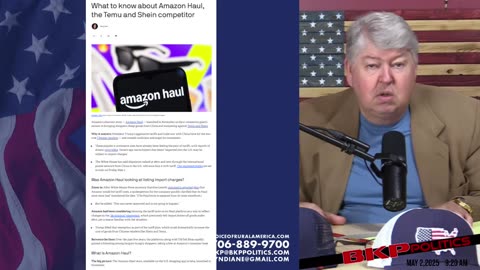 LIVESTREAM - Friday May 2, 2025 - 8:00am ET - Voice of Rural America with BKP