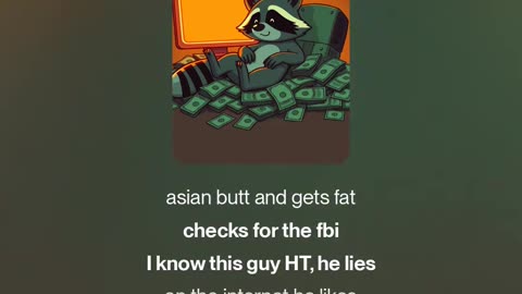 I know this guy HT he lies