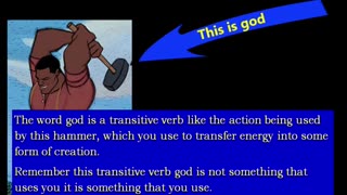 God is actually a transitive form of energy.