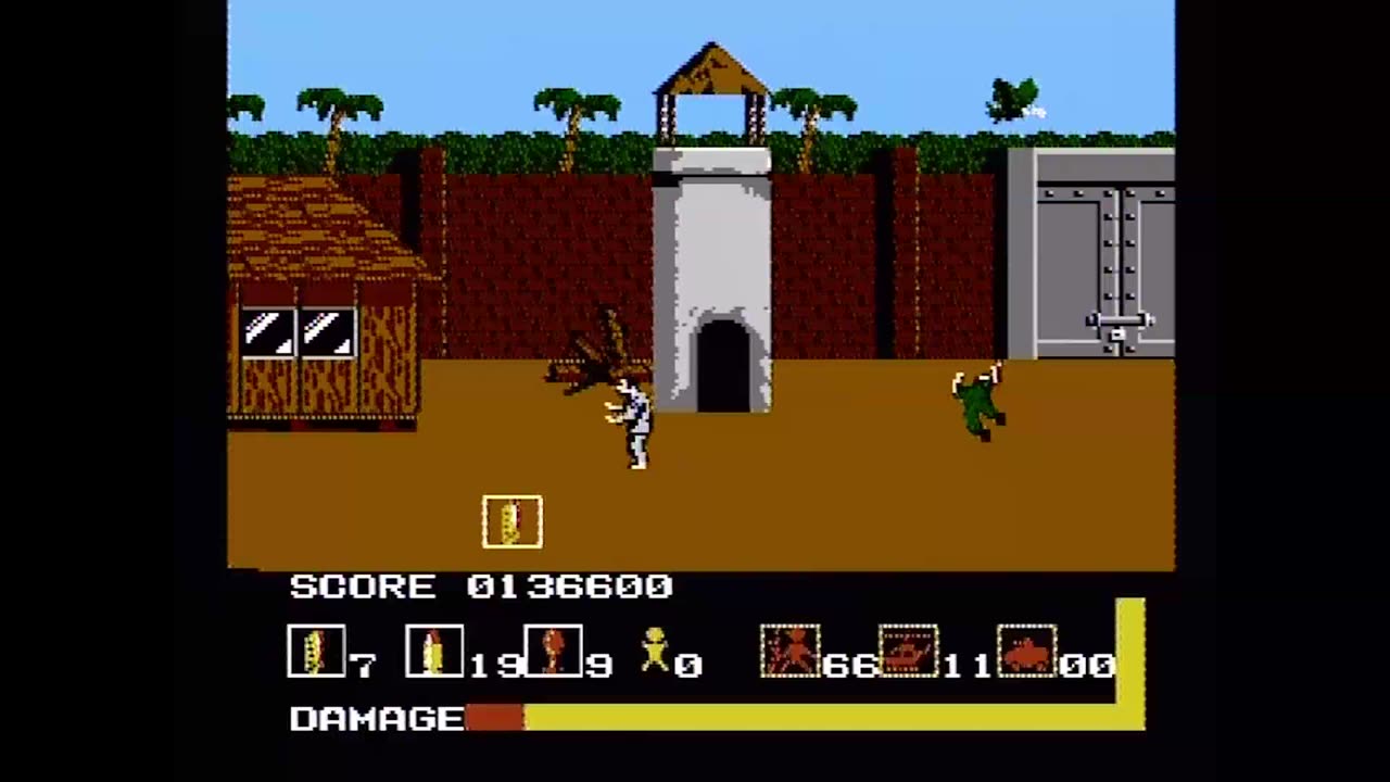 Operation Wolf - Zapper Playthrough (Actual NES Capture)