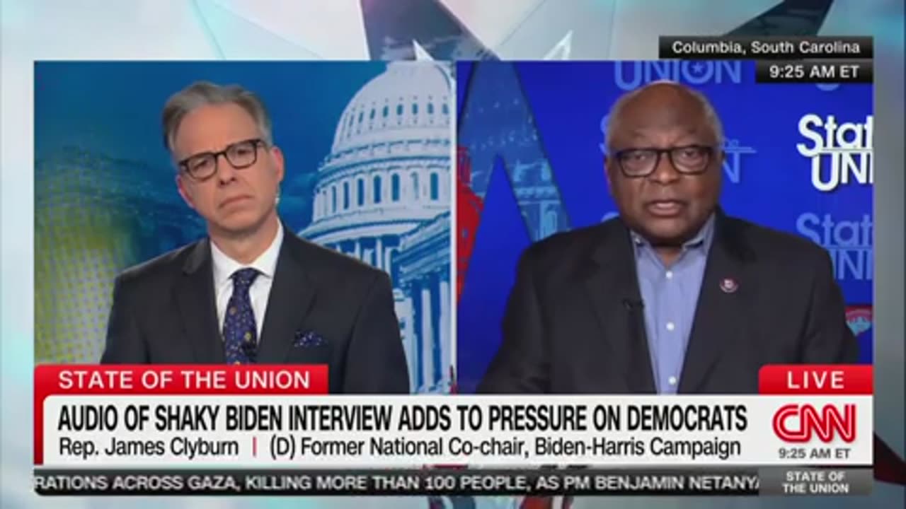 Clyburn Defends Biden’s Fitness for Second Term Amid Cognitive Concerns
