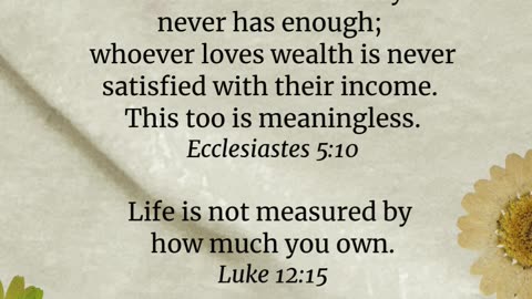 Greed Breeds Misery