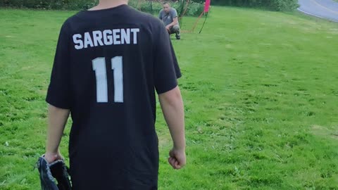 Catcher Takes Baseball Pitch To Head