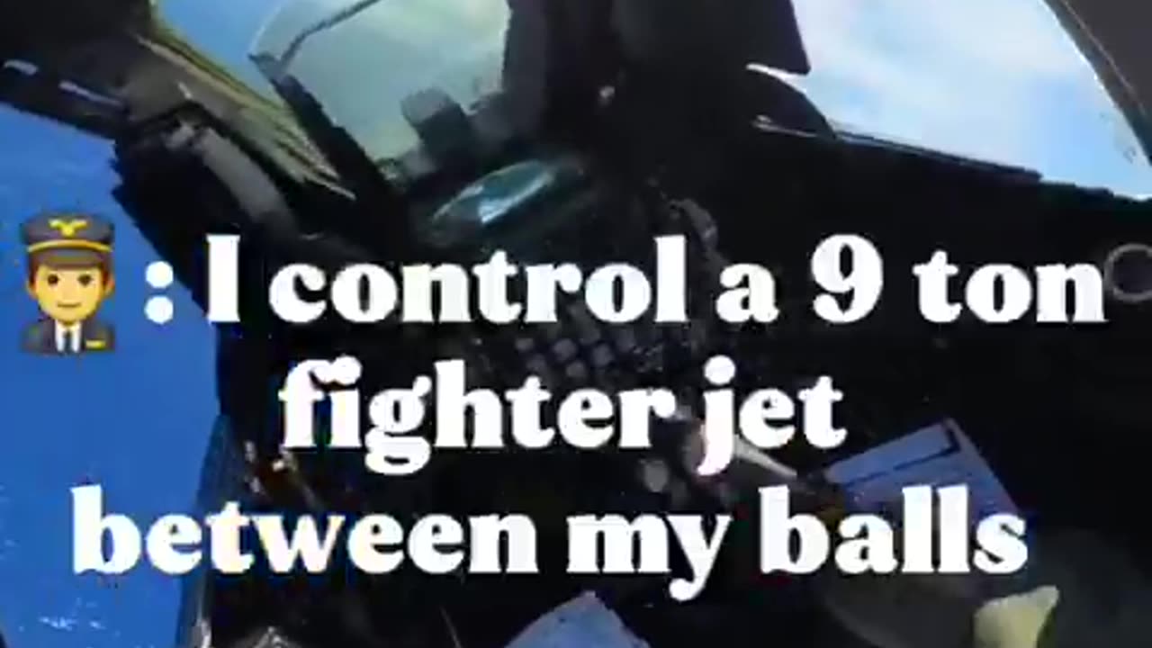 Well, it's called a cockpit for a reason