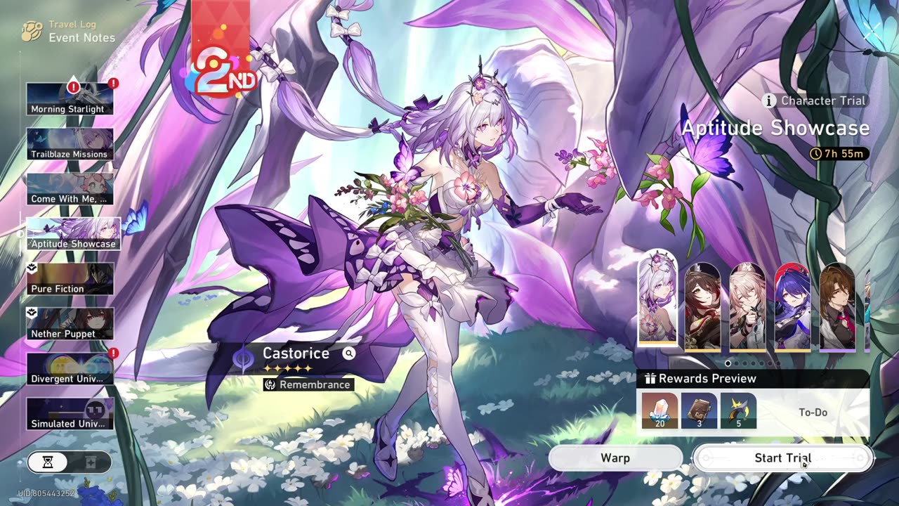 Aptitude Showcase Event - Honkai: Star Rail - Version 3.2 - Phase 1 Banners