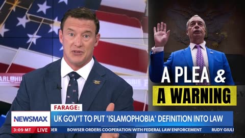 Carl Higbie⚡Nigel Farage absolutely nukes free speech limitations in the U.S.
