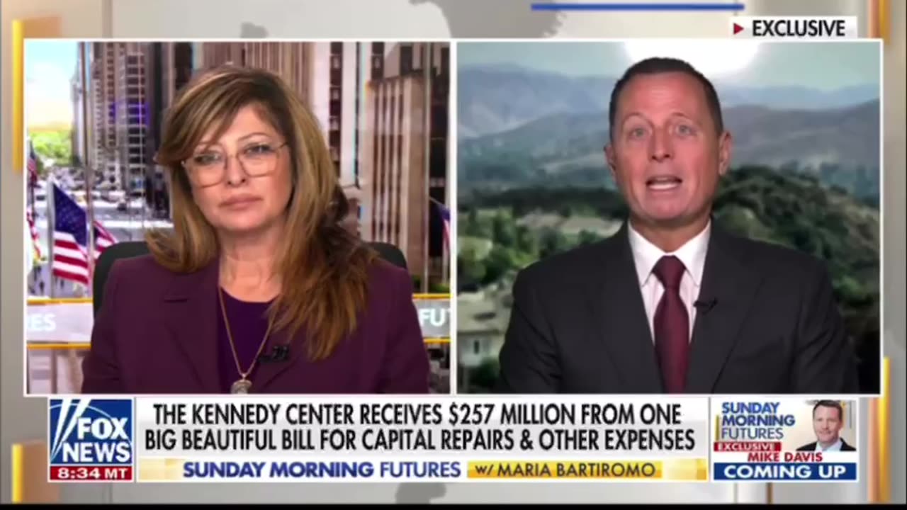 There should be a statue of President Trump because he saved the Kennedy center