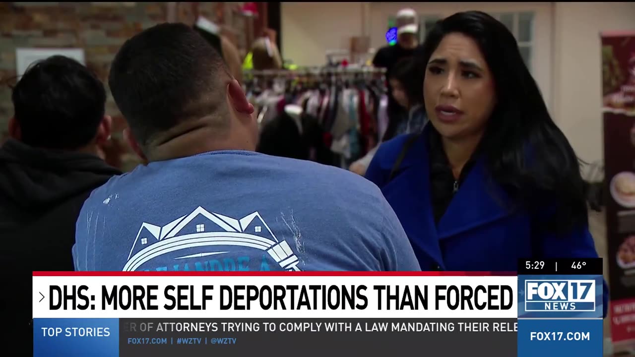 More people are self-deporting than getting deported DHS says.