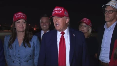 President Trump Speaks to Reporters After Returing from Iowa 'America 250' Event, July 4, 2025