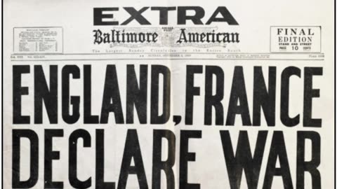 ENGLAND AND FRANCE DECLARED WAR ON GERMANY TO START WWII