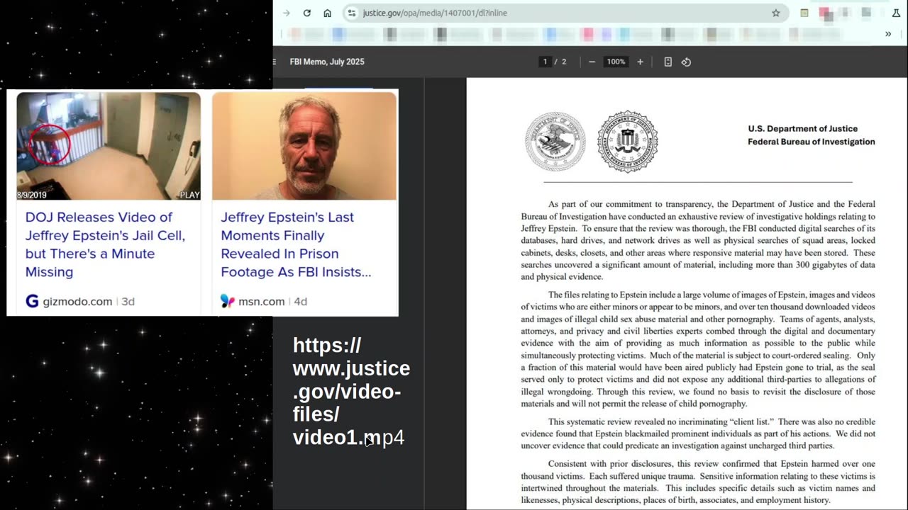 11 hour Epstein Footage meta data