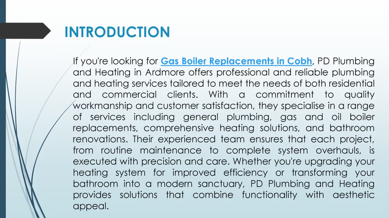If you're looking for Gas Boiler Replacements in Cobh
