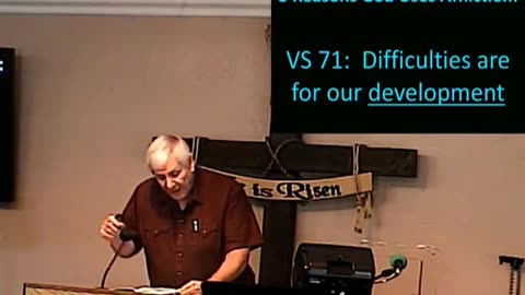 2025-08-31 HDBC -The Grace of Affliction - Psalm 119:67, 68, 71 - Pastor Mike Lemons