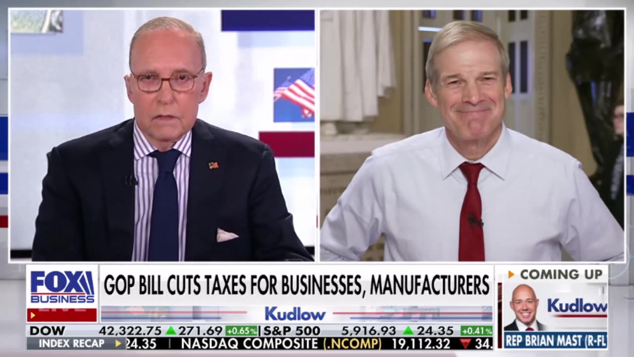 Chairman Jordan Discusses Economic Growth Under Trump's Administration