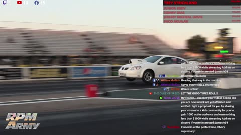 Drag Racing Action 24/7 on RPM Army TV