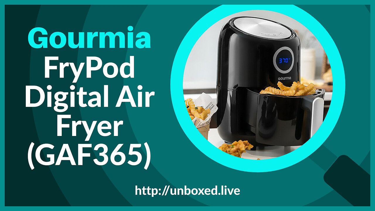 Gourmia FryPod Digital Air Fryer (GAF365) - PLUGHITZ Live Unboxed