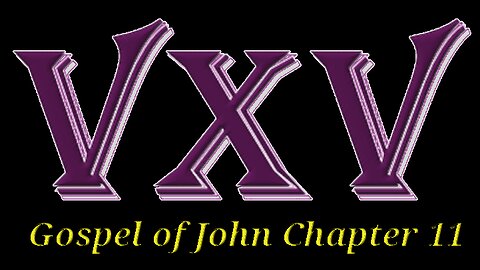 Gospel of John Chapter 11 part 1